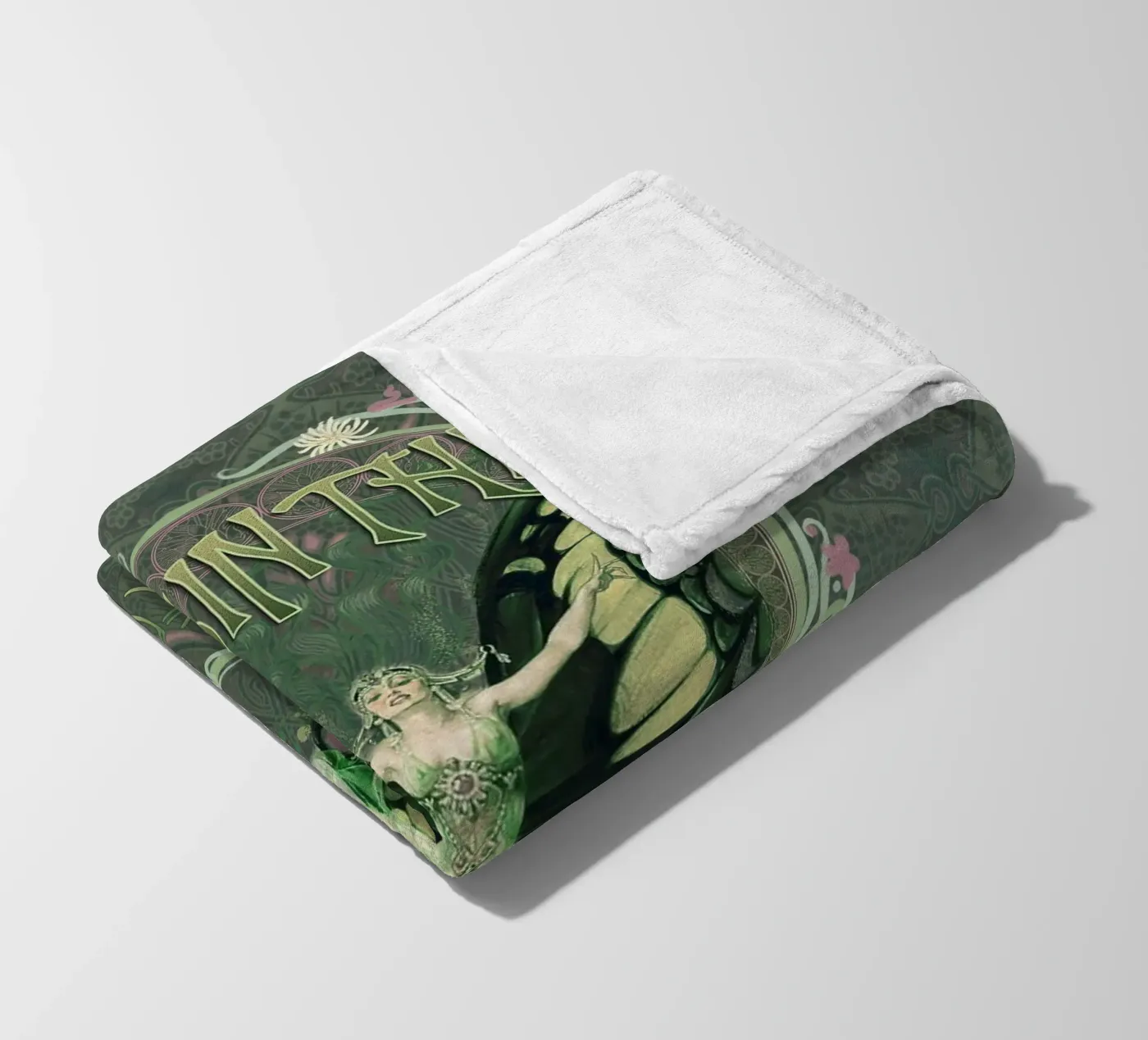 Absinthe Fleecedecke von Eva Nev