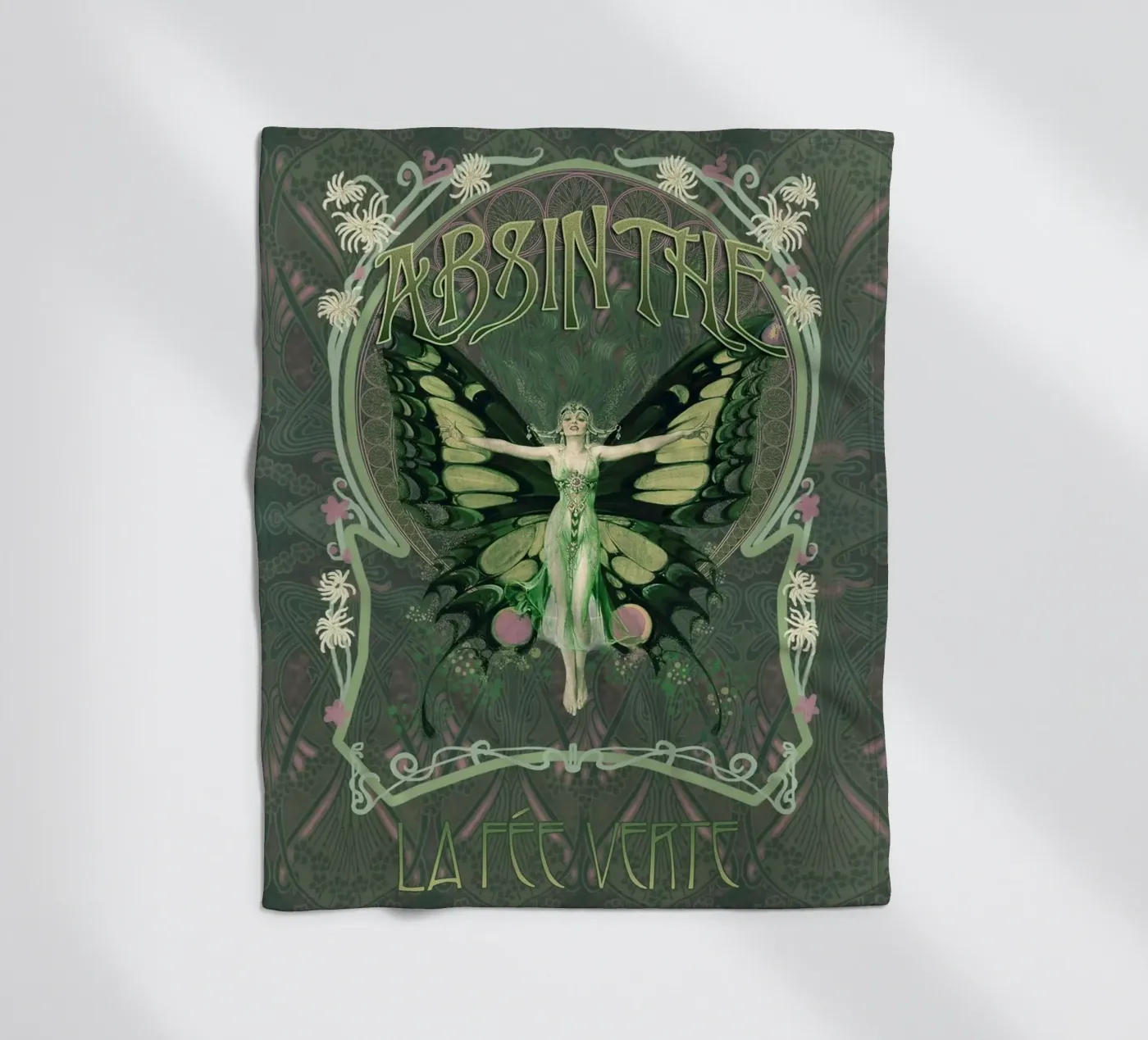 Absinthe Fleecedecke von Eva Nev