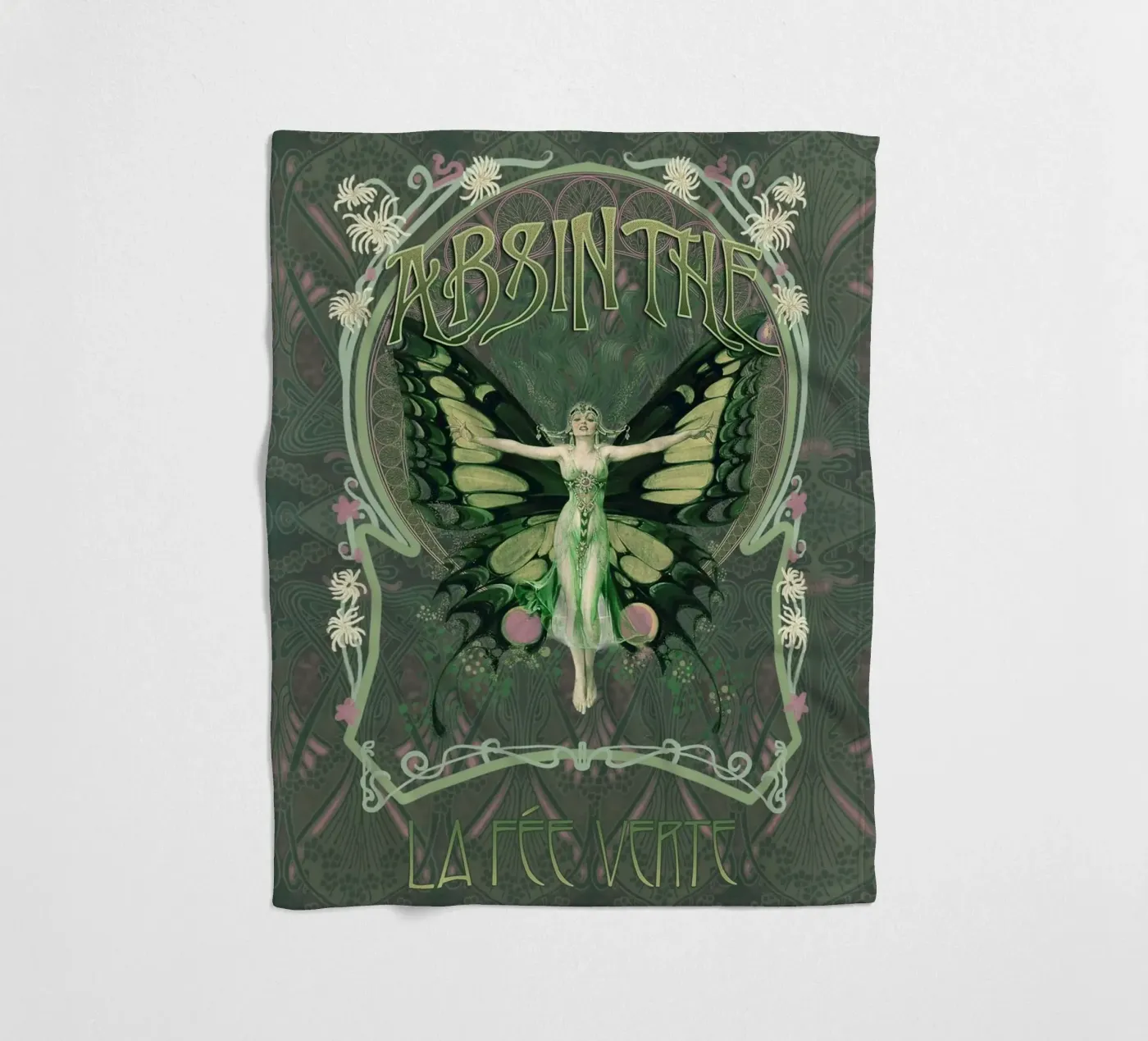 Absinthe Fleecedecke von Eva Nev