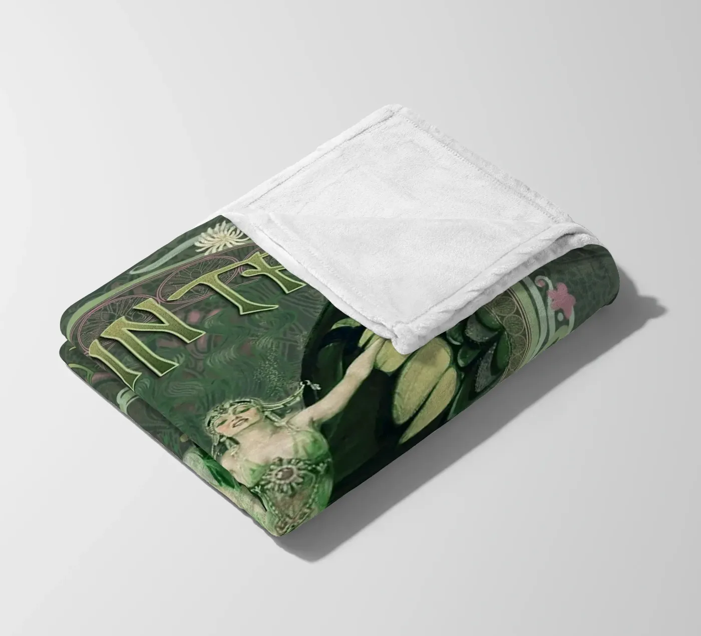 Absinthe Fleecedecke von Eva Nev