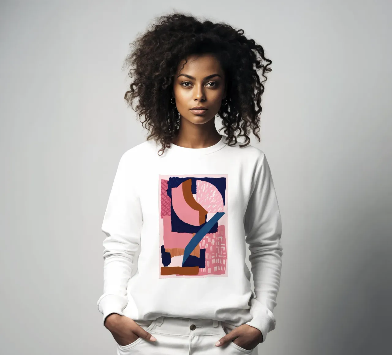 Composizione della forma in grassetto felpa da Solace Light