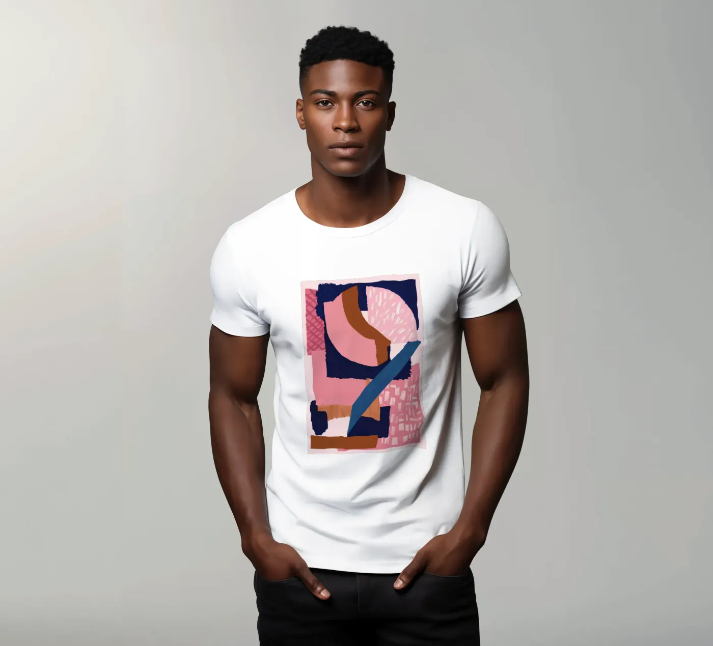 Bold Shape Composition t-shirt da Solace Light