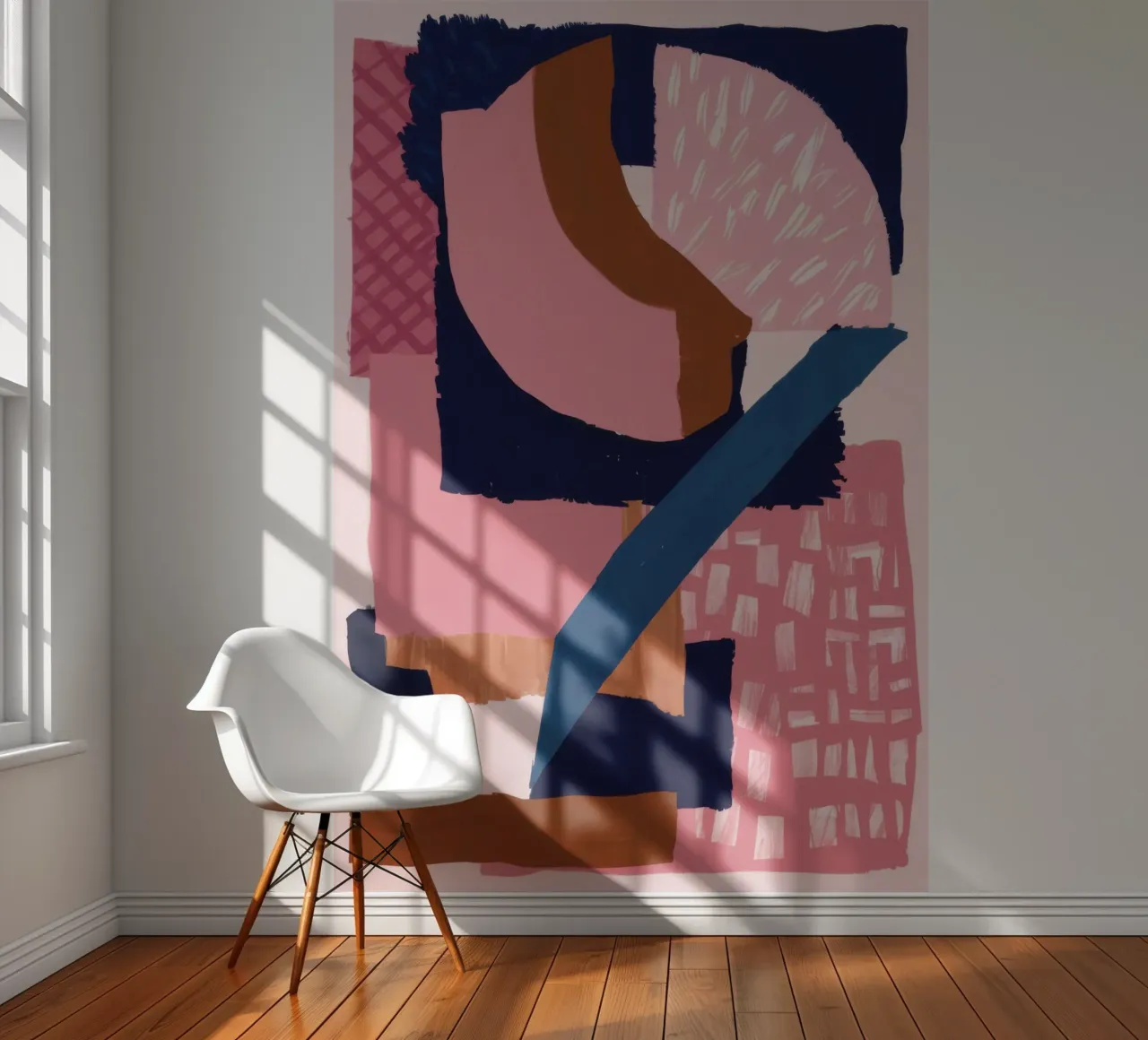 Bold Shape Composition fotobehang van Solace Light