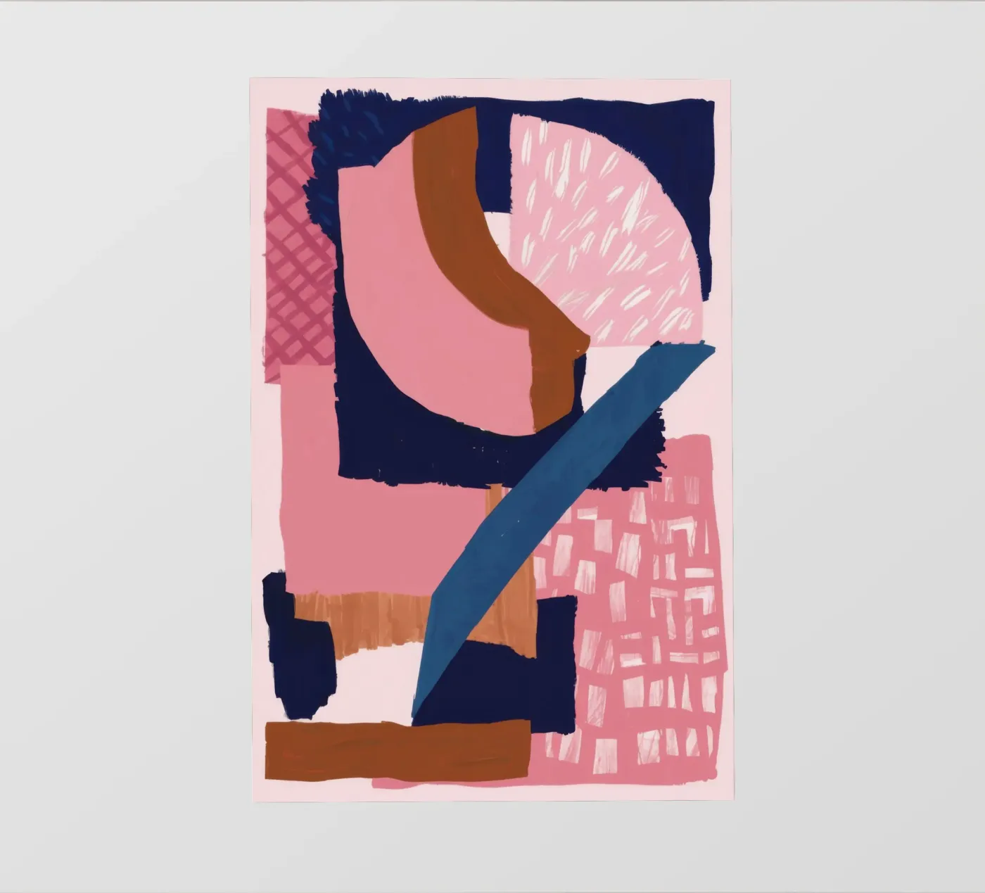 Bold Shape Komposition Fototapete von Solace Light