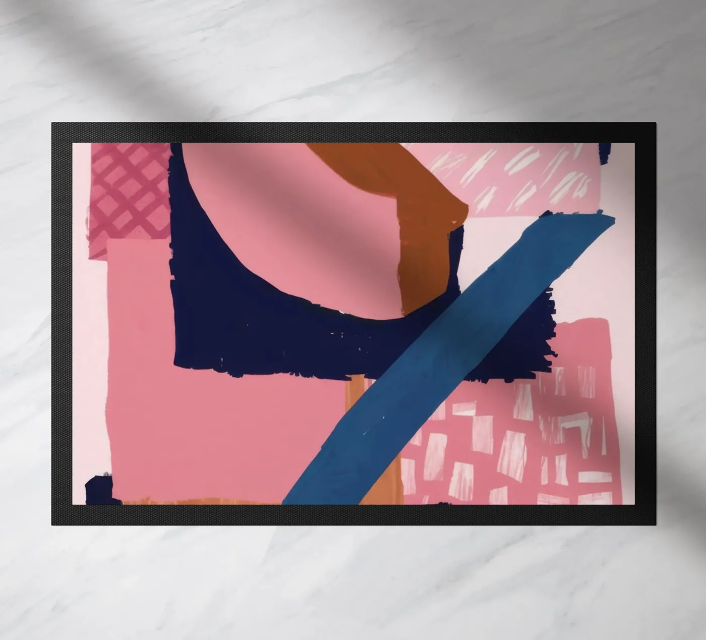 Bold Shape Composition doormat by Solace Light