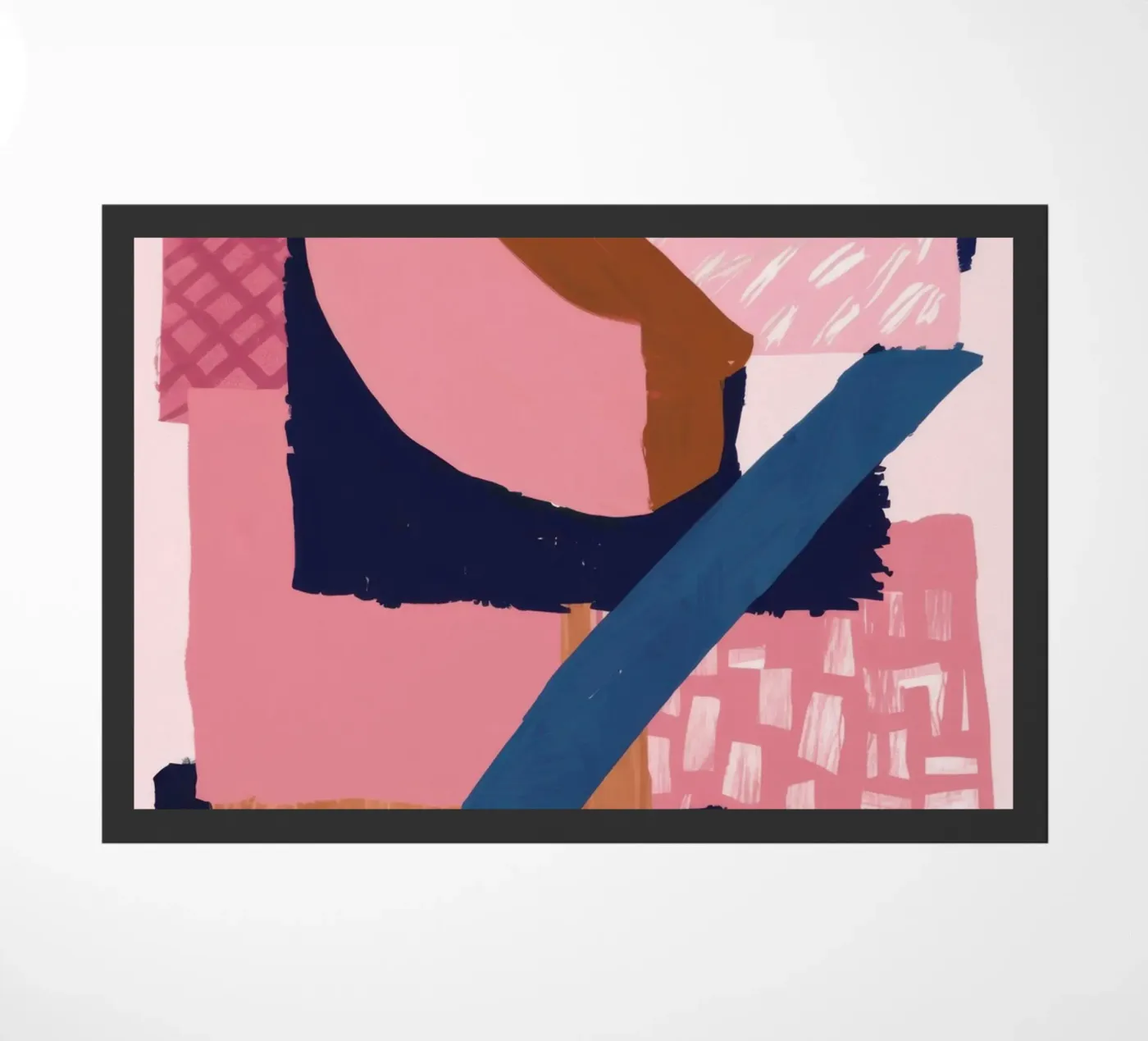 Bold Shape Composition doormat by Solace Light