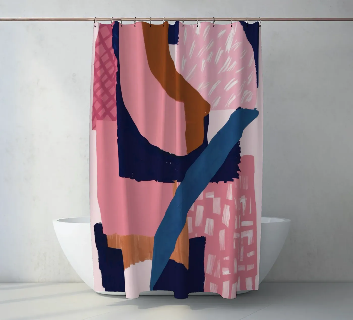 Bold Shape Komposition Duschvorhang von Solace Light