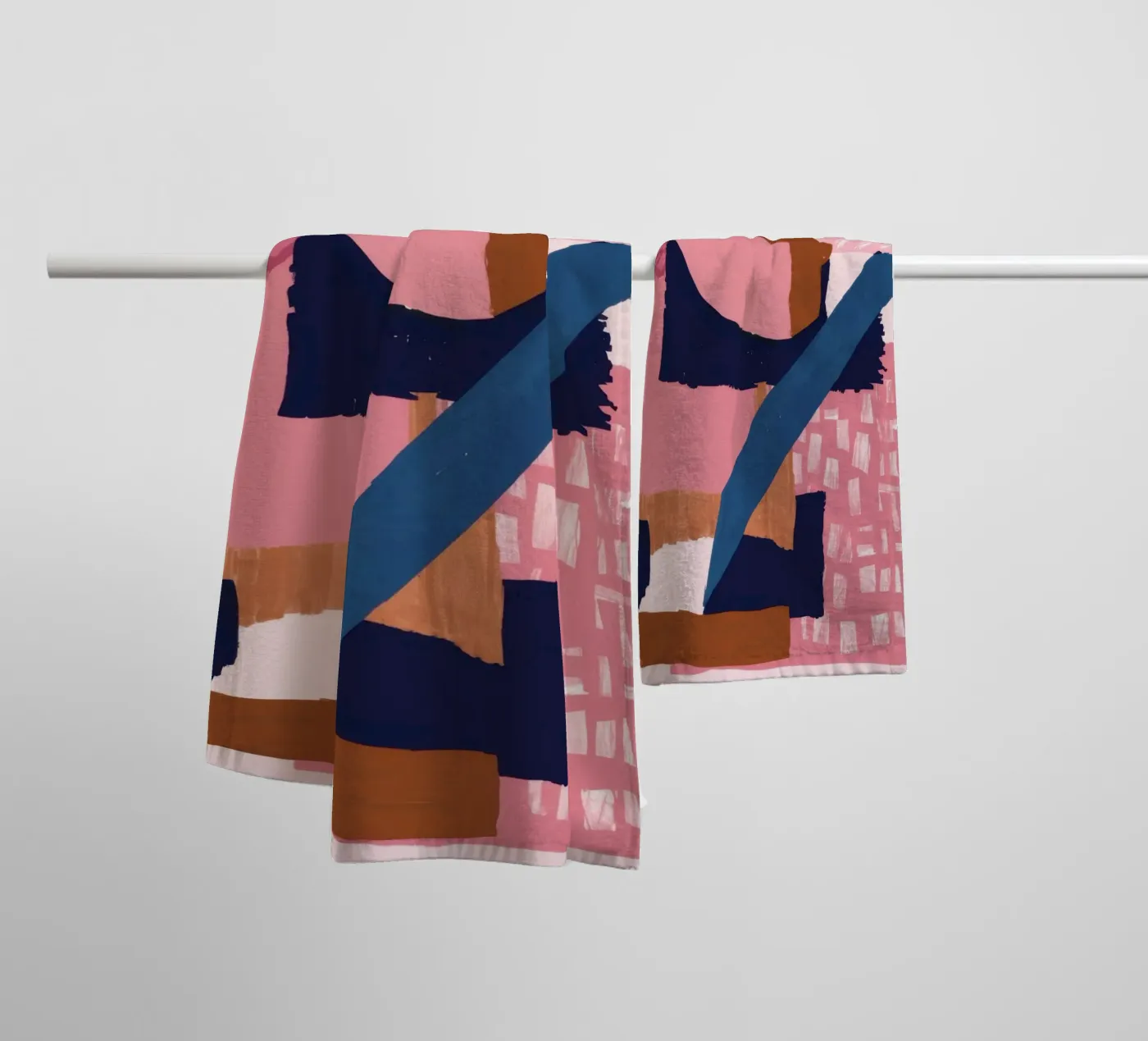 Composizione della forma in grassetto asciugamano da bagno da Solace Light