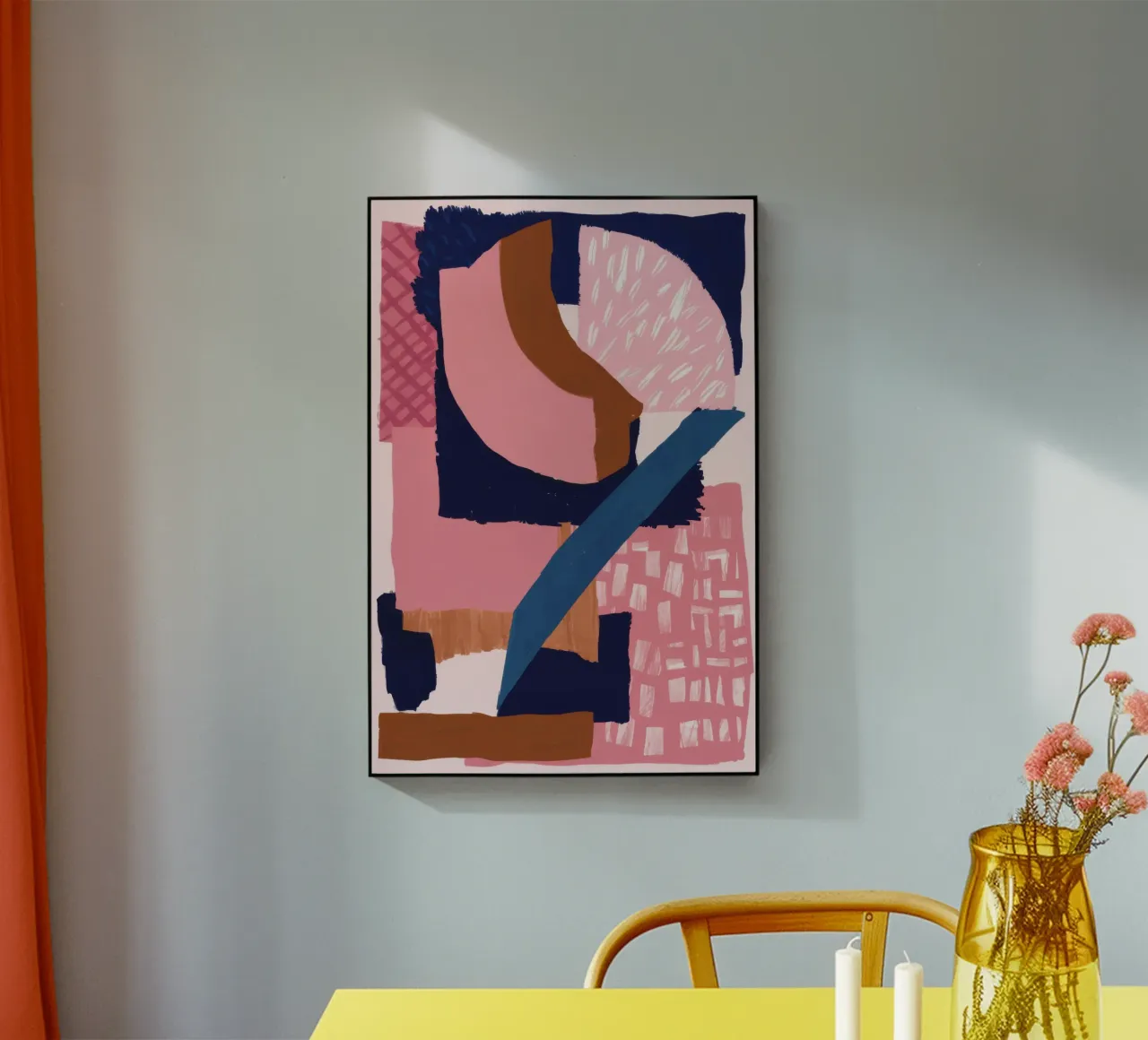 Bold Shape Composition acryl van Solace Light