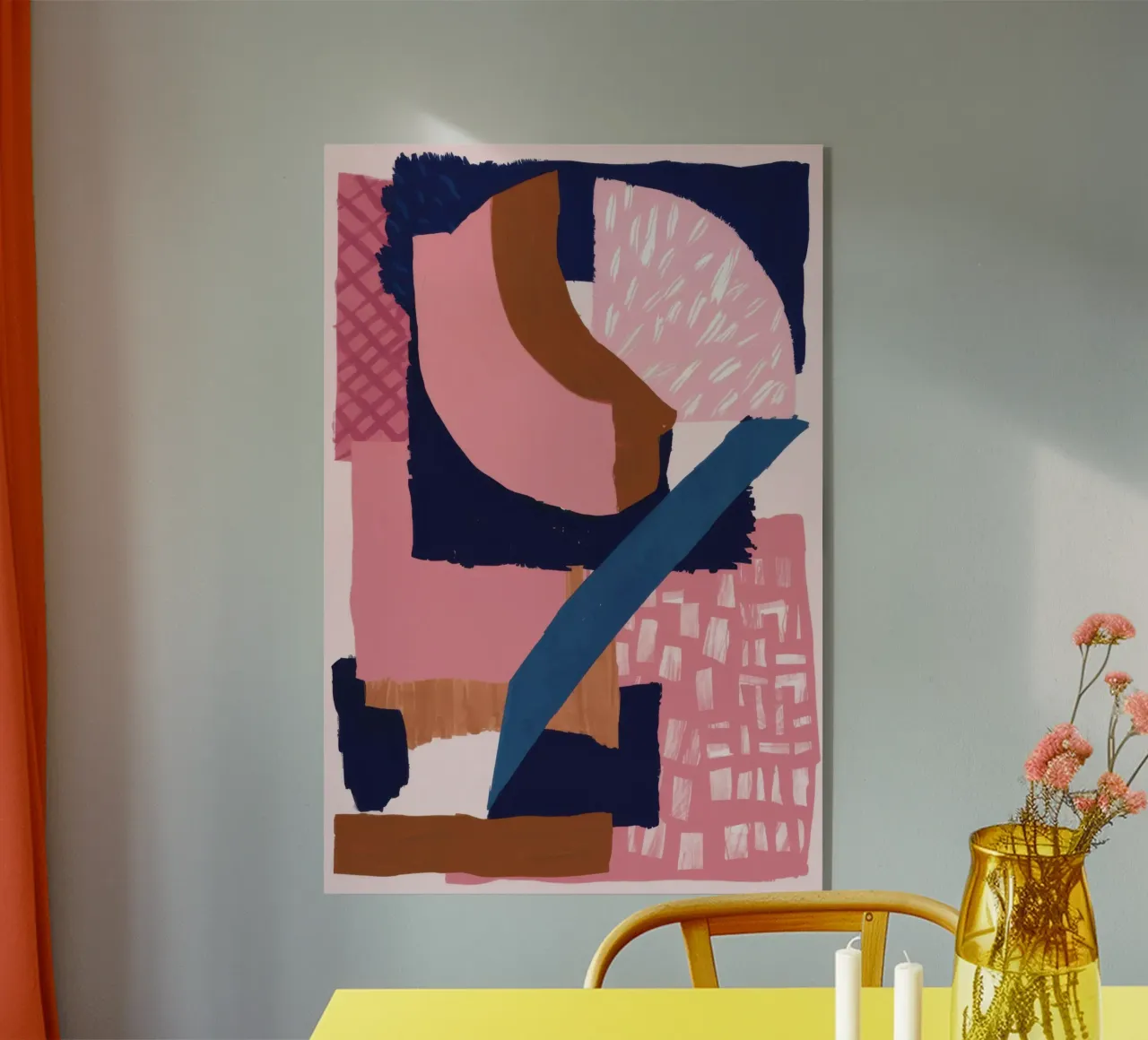 Bold Shape Composition acryl van Solace Light