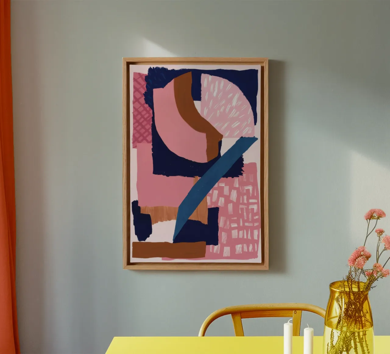 Bold Shape Composition tela da Solace Light