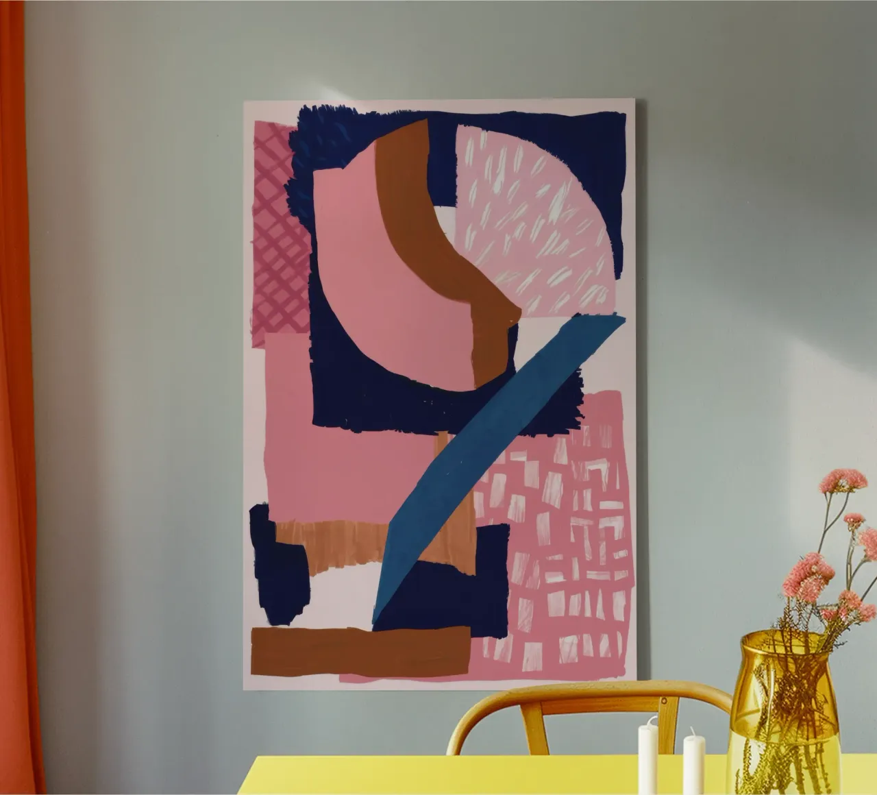 Composizione della forma in grassetto tela da Solace Light