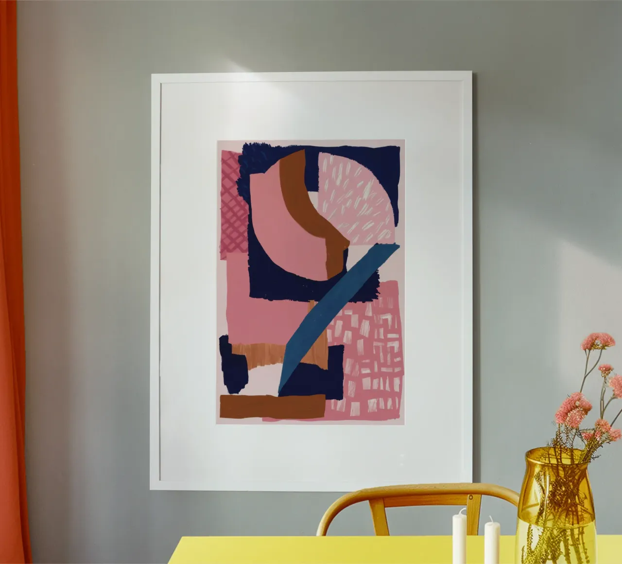 Bold Shape Komposition Poster von Solace Light