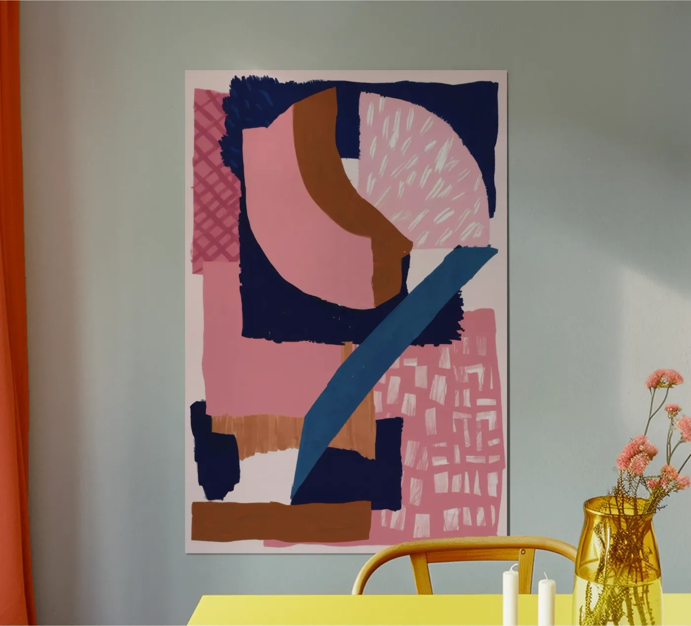 Bold Shape Komposition Poster von Solace Light