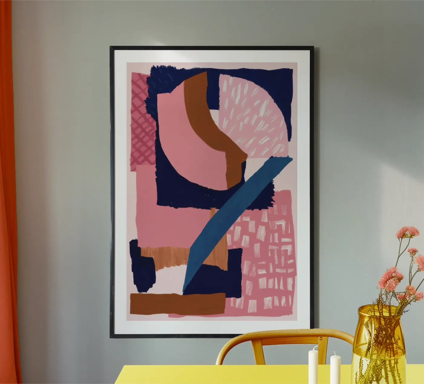 Bold Shape Komposition Poster von Solace Light