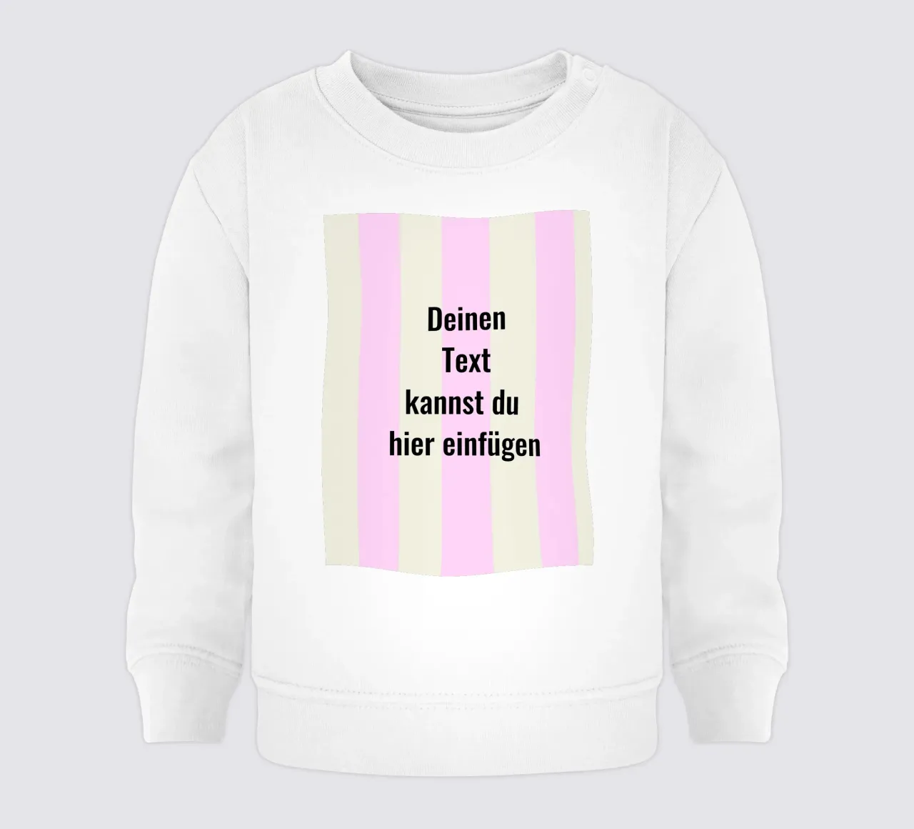 Deinen Text hier (frei wählbar) felpa neonato da Hej Ibiza by Ute Arnold