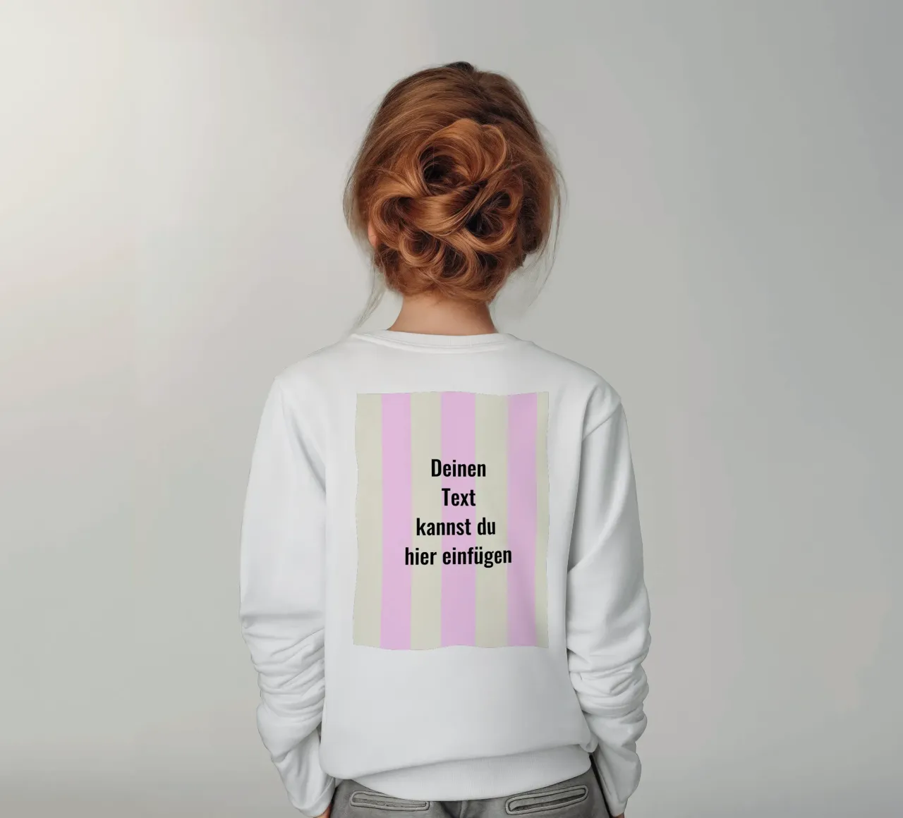 Deinen Text hier (frei wählbar) felpa bambino da Hej Ibiza by Ute Arnold