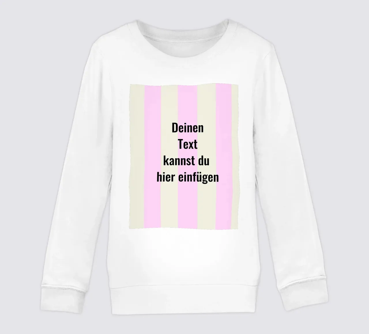 Deinen Text hier (frei wählbar) felpa bambino da Hej Ibiza by Ute Arnold