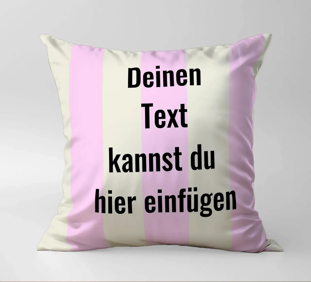 Deinen Text hier (frei wählbar) cuscino da Hej Ibiza by Ute Arnold