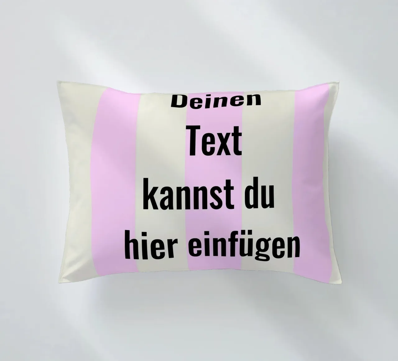 Deinen Text hier (frei wählbar) cuscino da Hej Ibiza by Ute Arnold