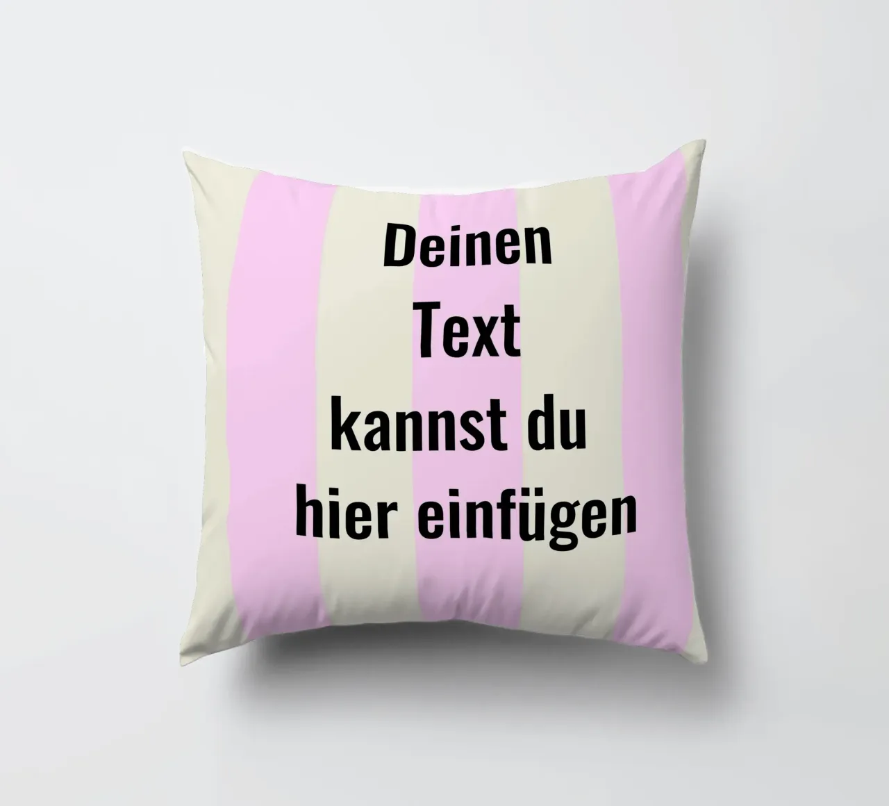 Deinen Text hier (frei wählbar) cuscino da Hej Ibiza by Ute Arnold