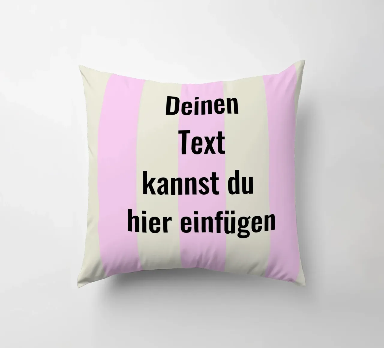 Deinen Text hier (frei wählbar) cuscino da Hej Ibiza by Ute Arnold