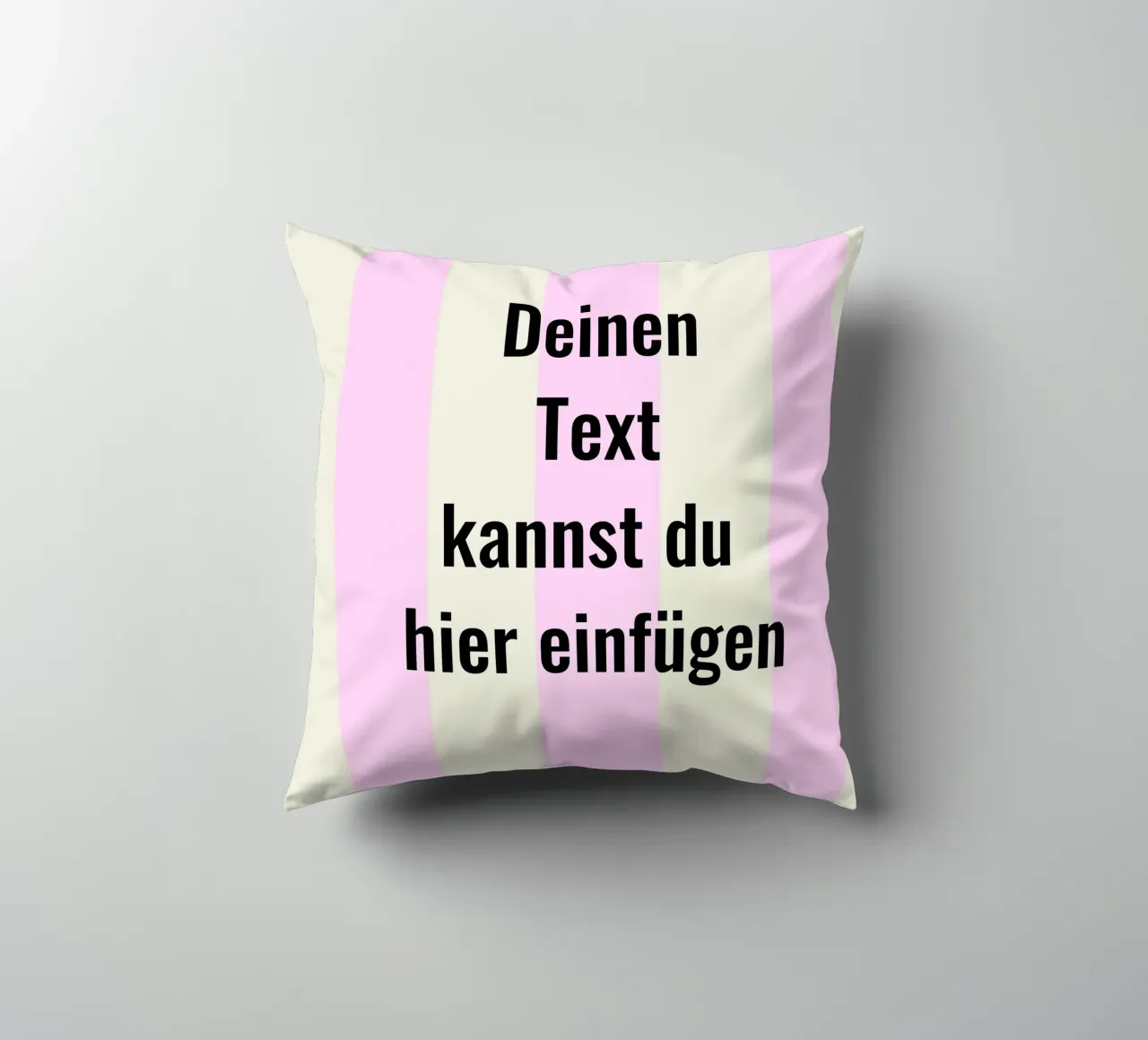 Deinen Text hier (frei wählbar) cuscino da Hej Ibiza by Ute Arnold