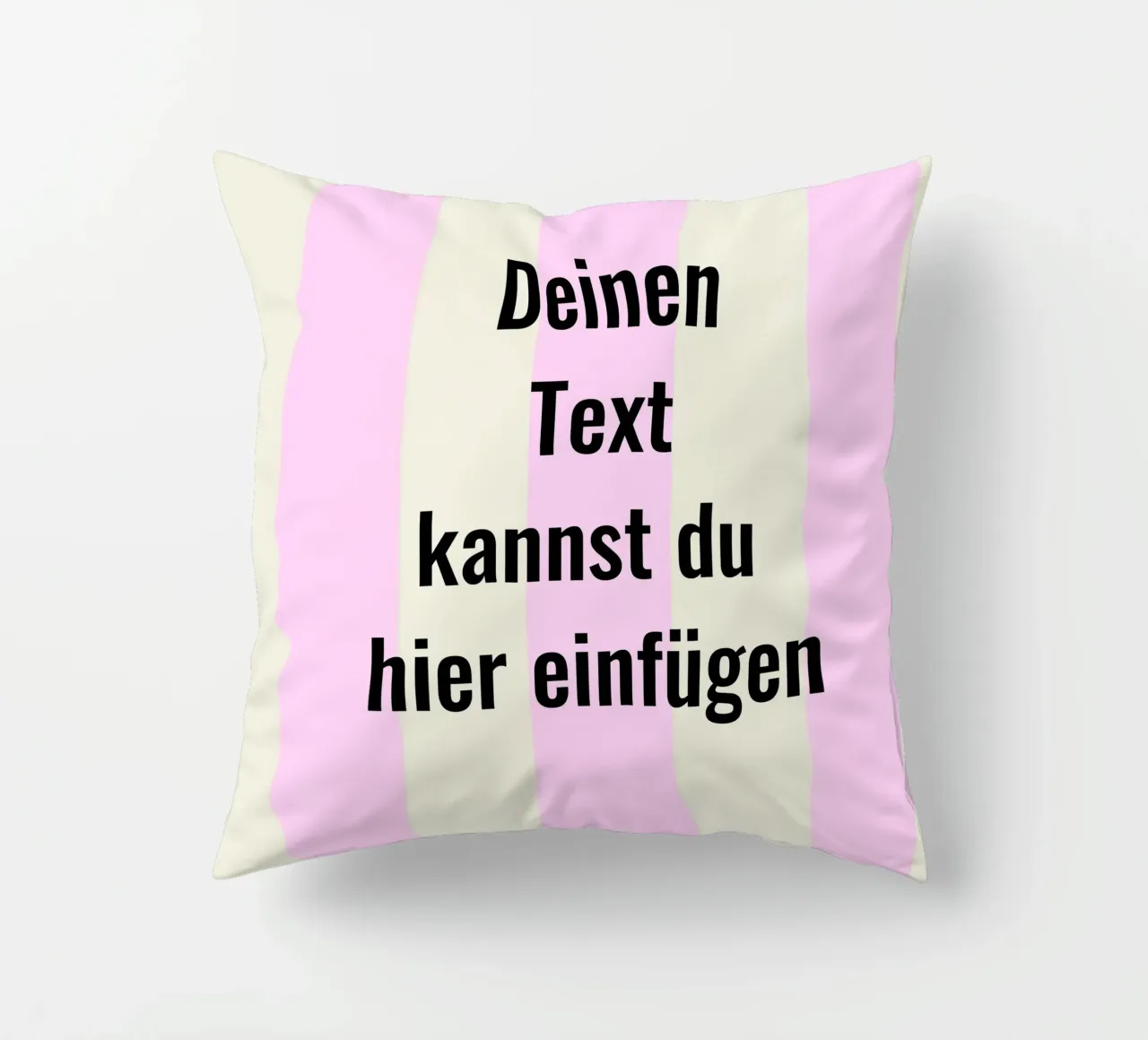 Deinen Text hier (frei wählbar) cuscino da Hej Ibiza by Ute Arnold