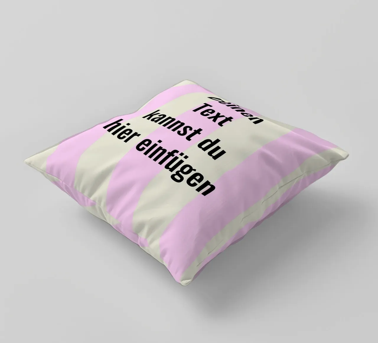 Deinen Text hier (frei wählbar) cuscino da Hej Ibiza by Ute Arnold