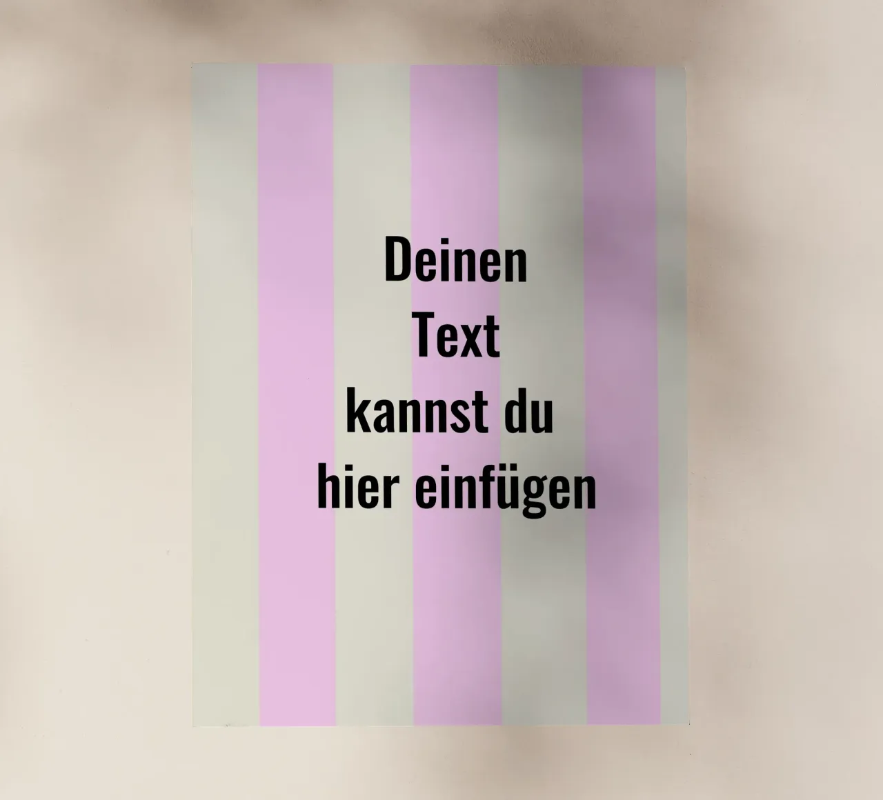 Deinen Text hier (frei wählbar) pellicola backlit da Hej Ibiza by Ute Arnold