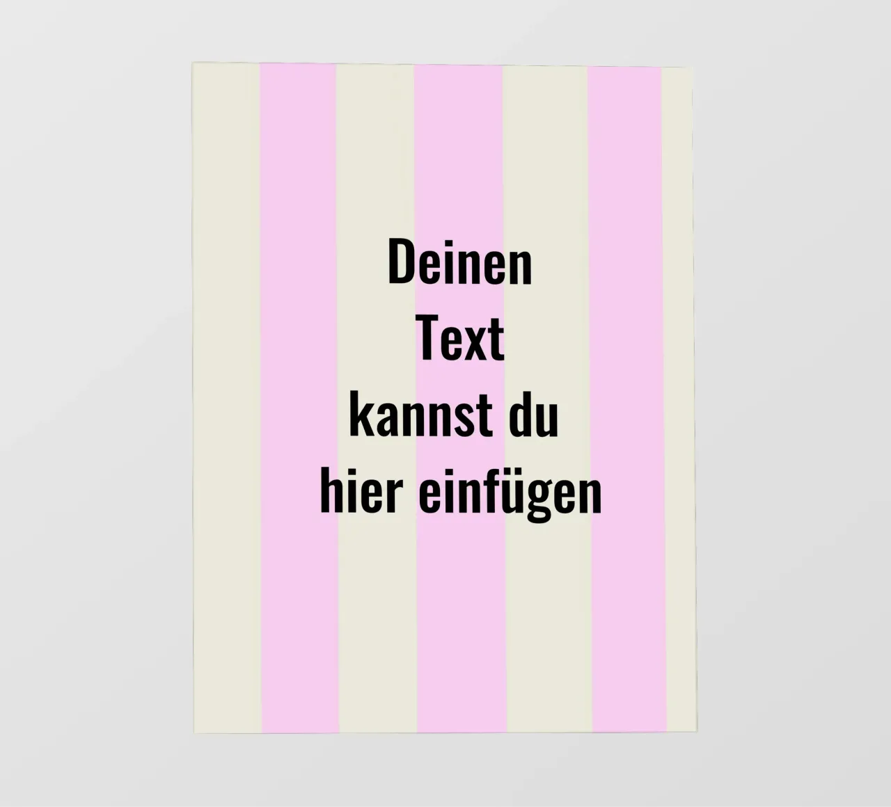 Deinen Text hier (frei wählbar) telo in pvc da Hej Ibiza by Ute Arnold