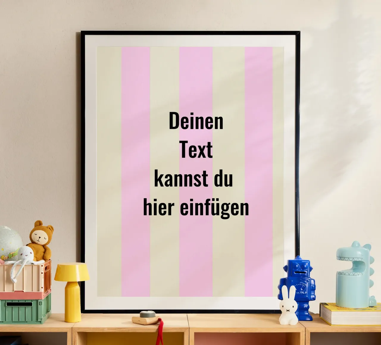 Deinen Text hier (frei wählbar) Poster von Hej Ibiza by Ute Arnold