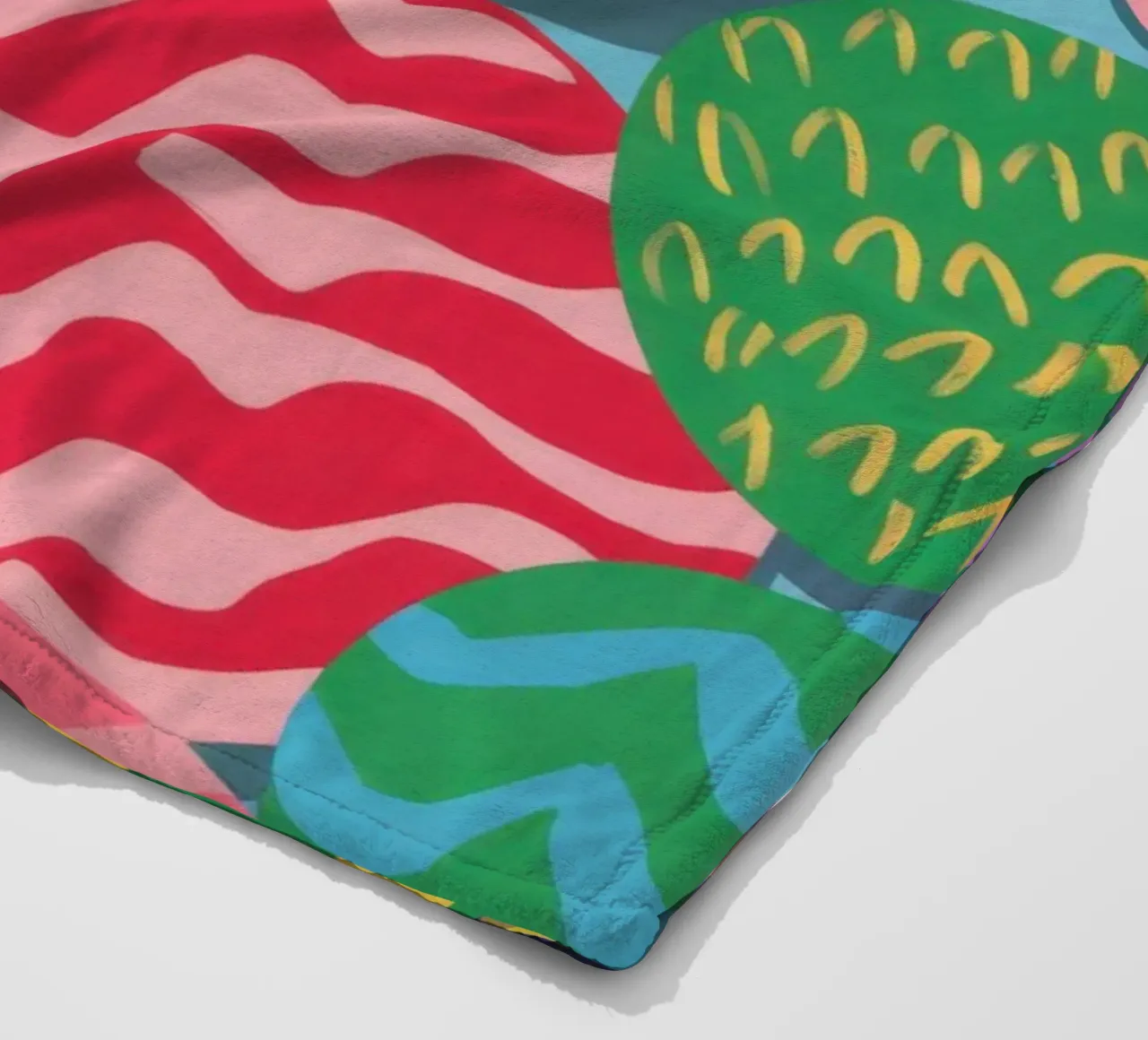 Levendige Orbs met structuur fleecedeken van Solace Light