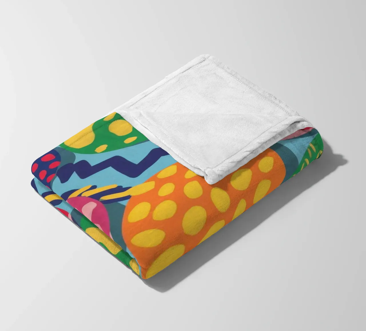 Levendige Orbs met structuur fleecedeken van Solace Light