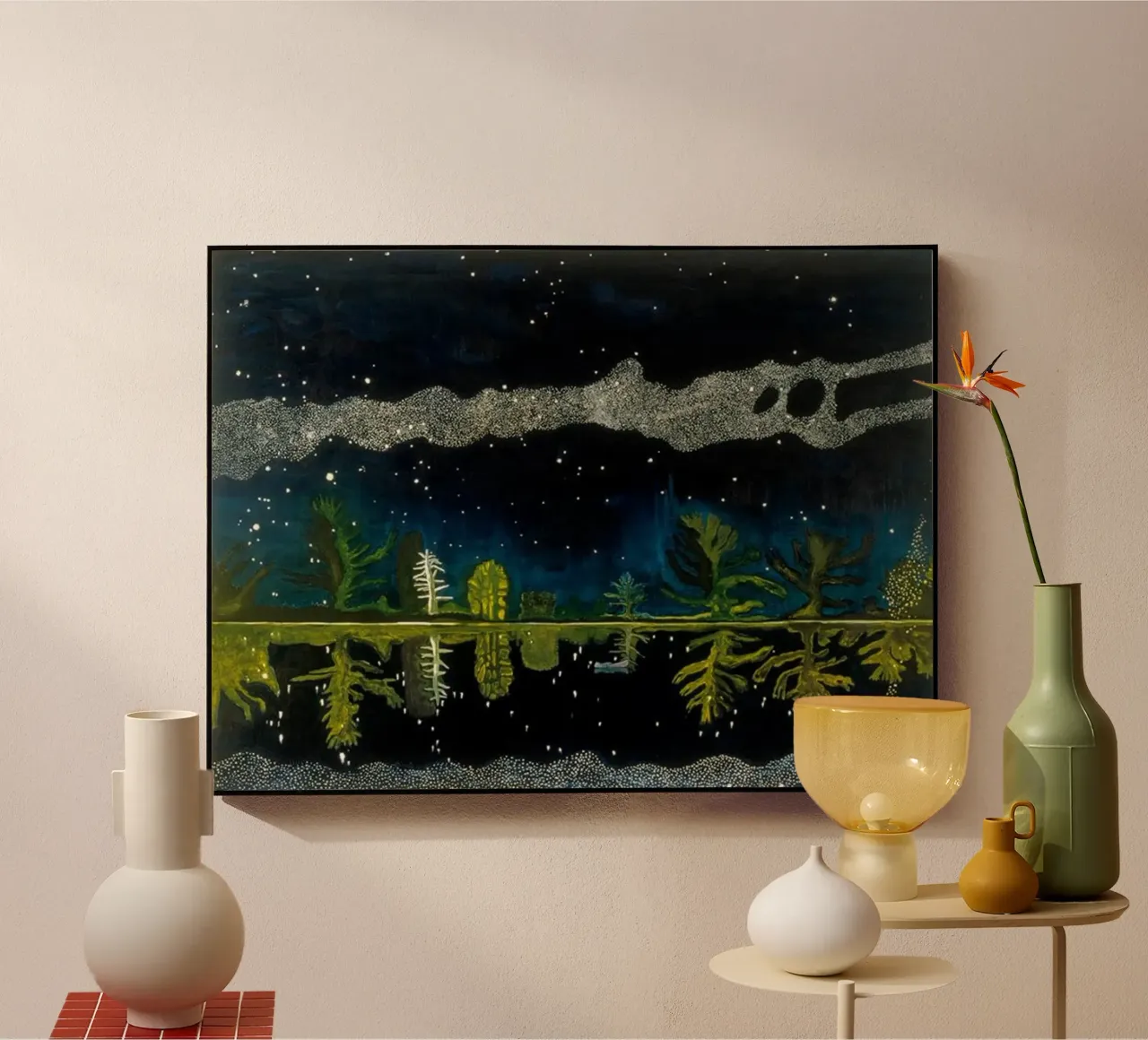 Peter Doig Via Lattea plexiglass da Riley Art Studio