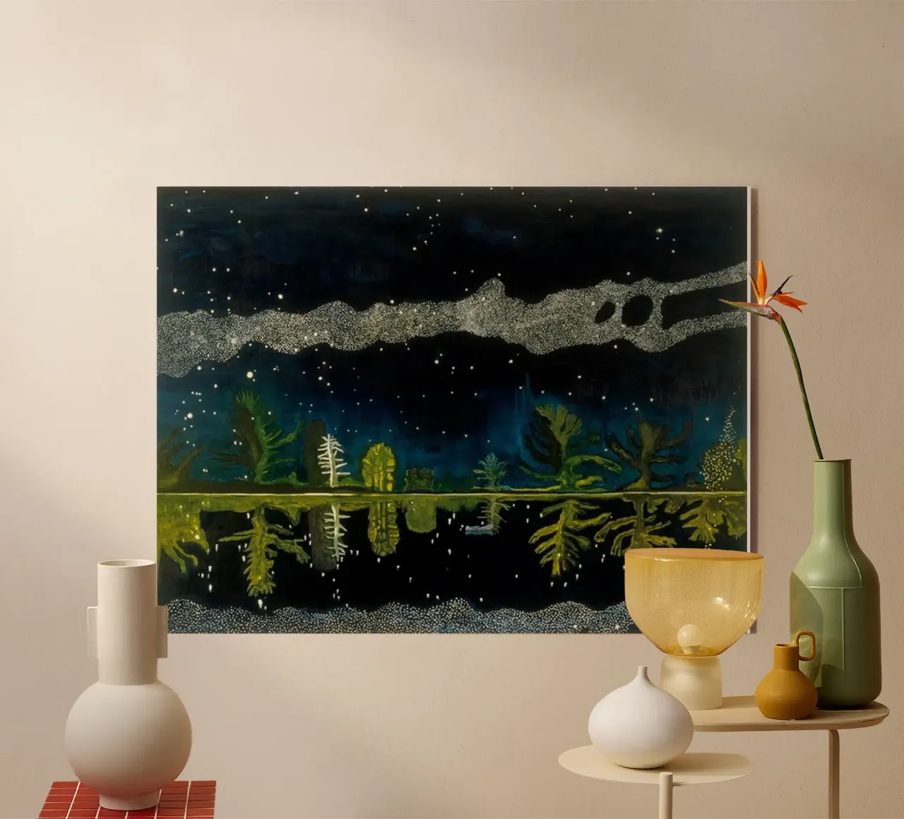 Peter Doig Via Lattea plexiglass da Riley Art Studio