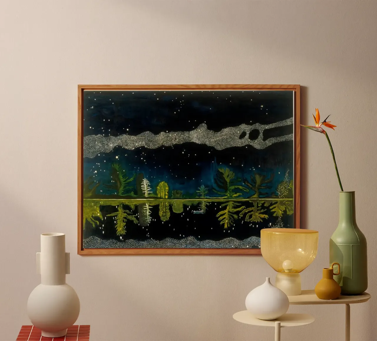 Peter Doig Via Lattea alluminio dibond da Riley Art Studio