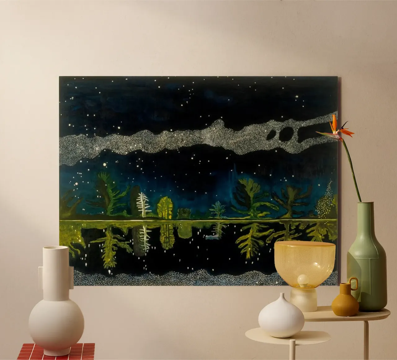 Peter Doig Via Lattea alluminio dibond da Riley Art Studio