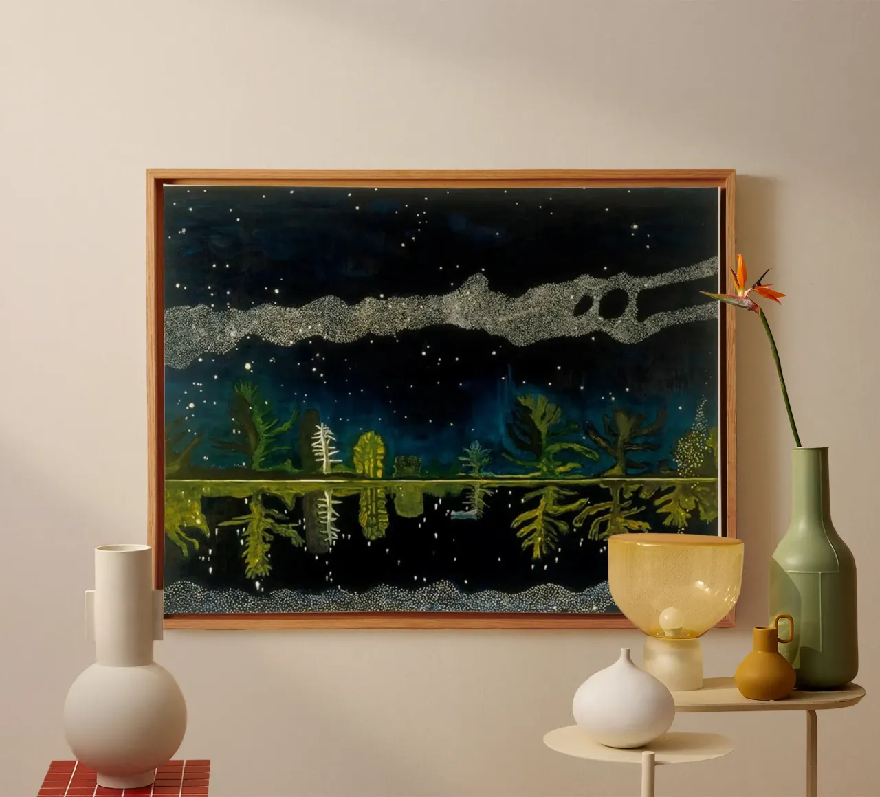 Peter Doig Via Lattea tela da Riley Art Studio