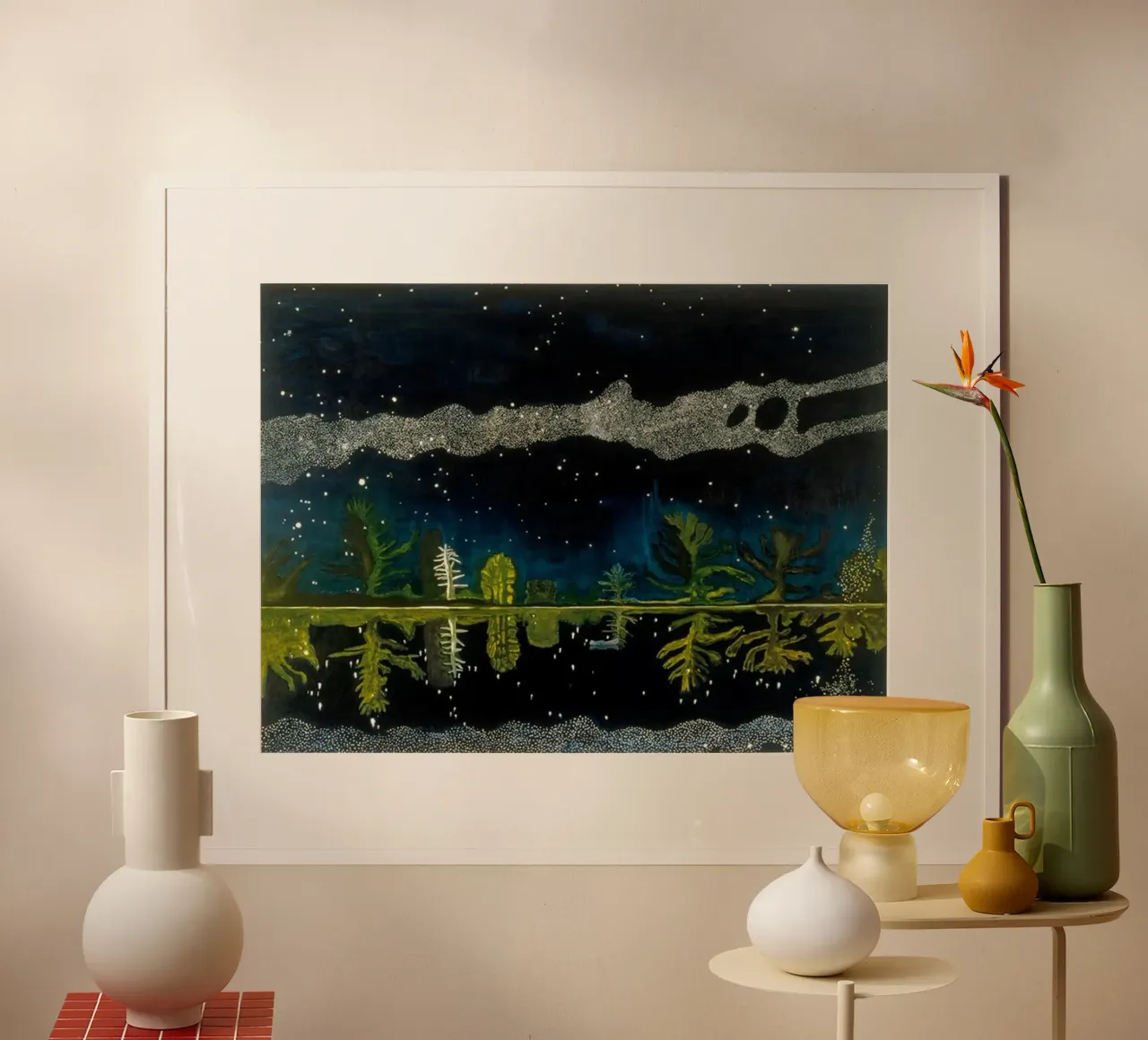 Peter Doig Via Lattea carta hahnemühle da Riley Art Studio