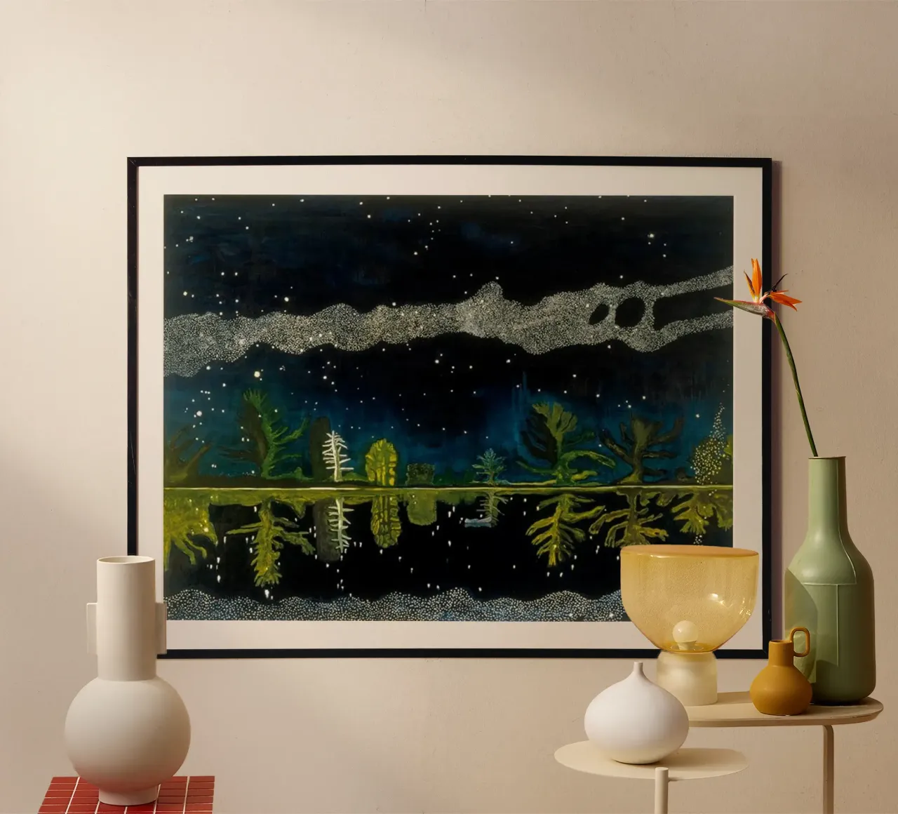 Peter Doig Via Lattea carta hahnemühle da Riley Art Studio