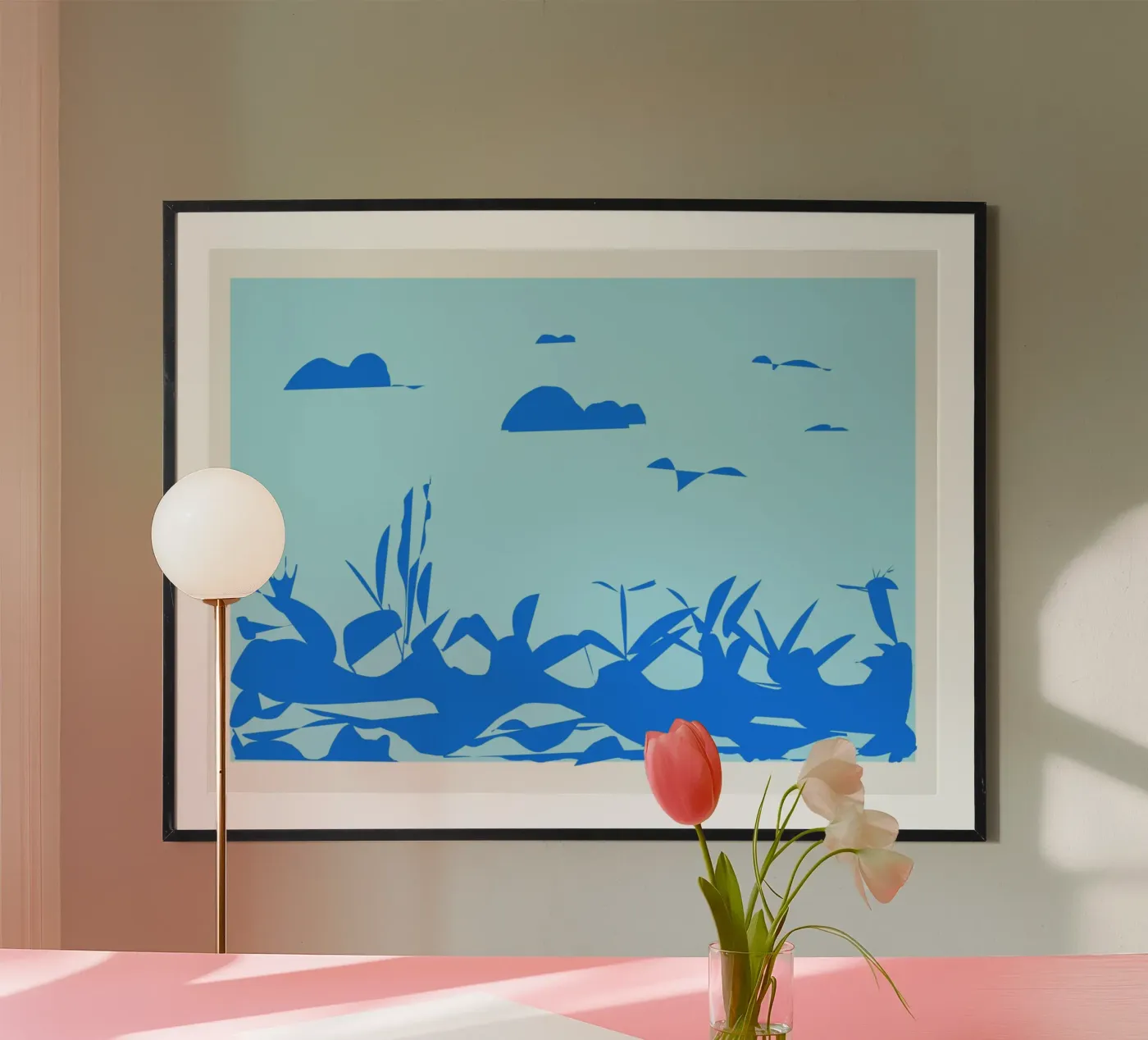 Blue Sea poster da Art Studio by Iris