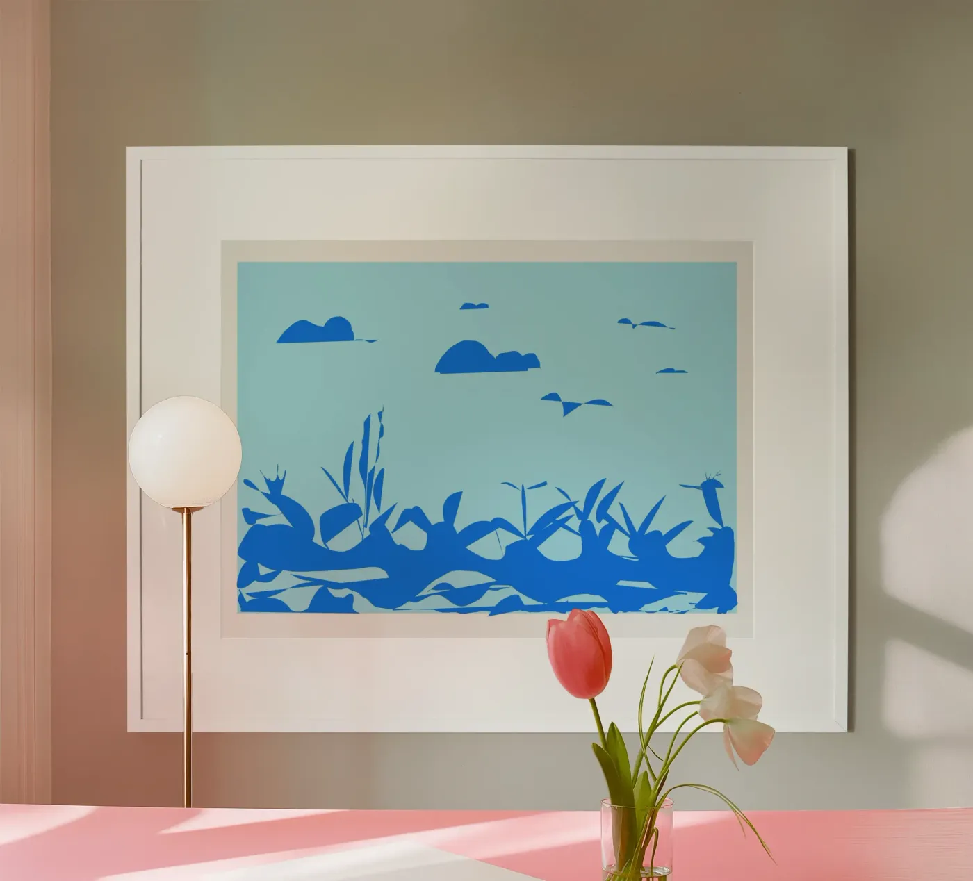 Blue Sea poster da Art Studio by Iris