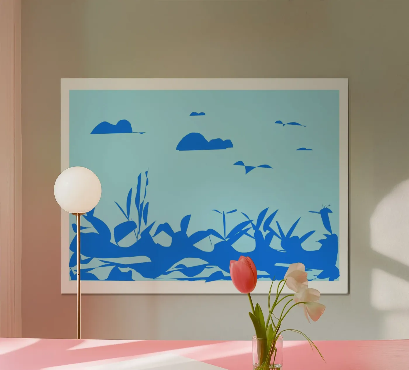 Blue Sea poster da Art Studio by Iris