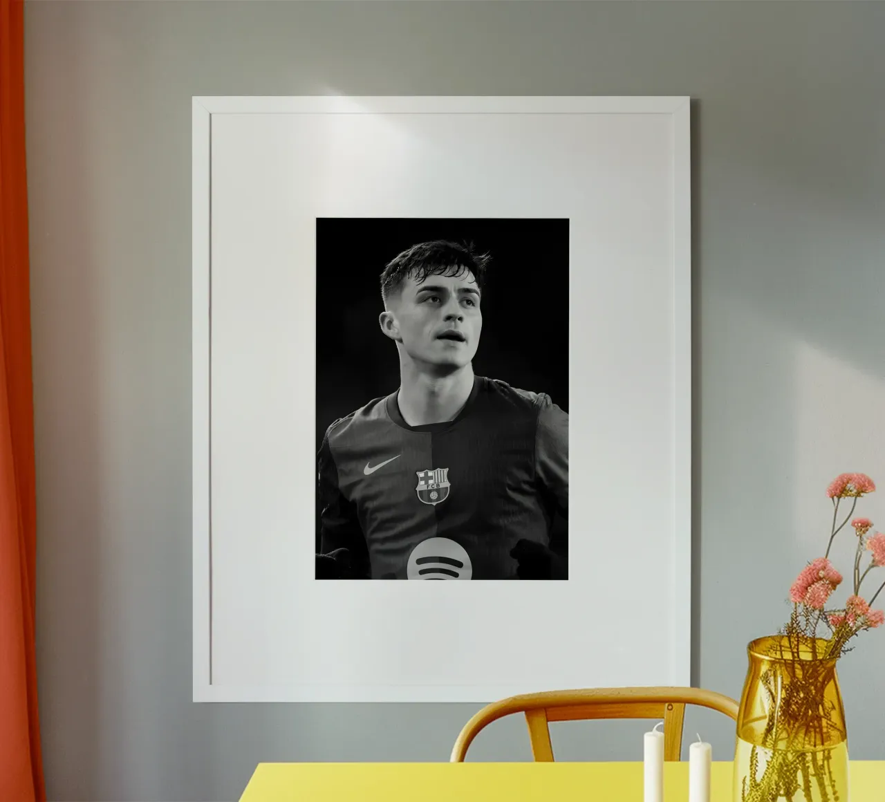 Pedri poster da Black White Poster