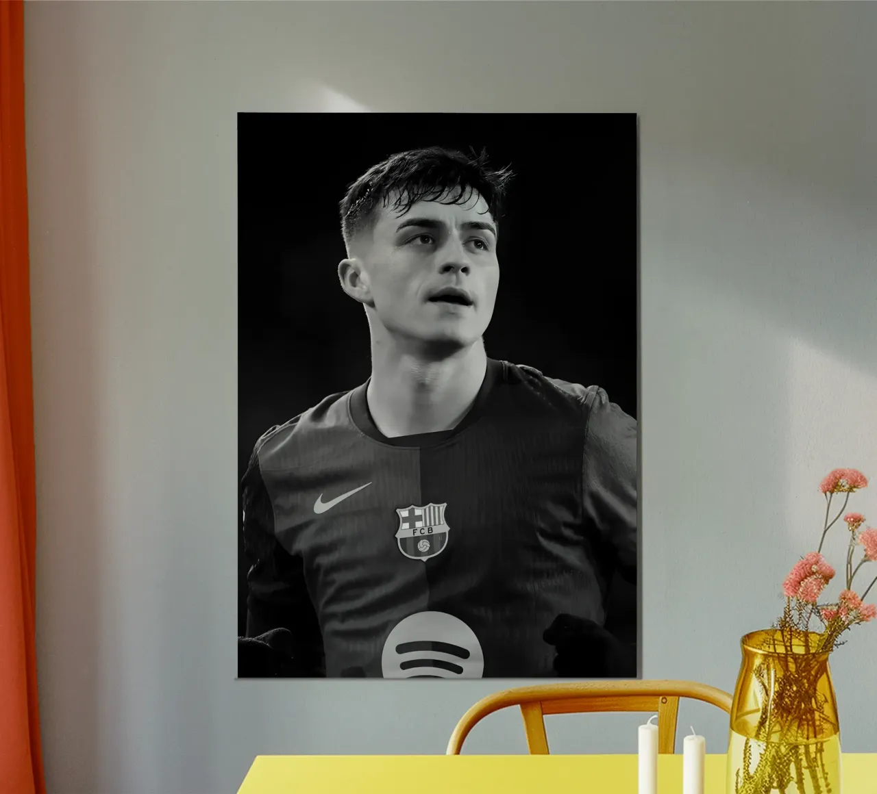 Pedri poster da Black White Poster