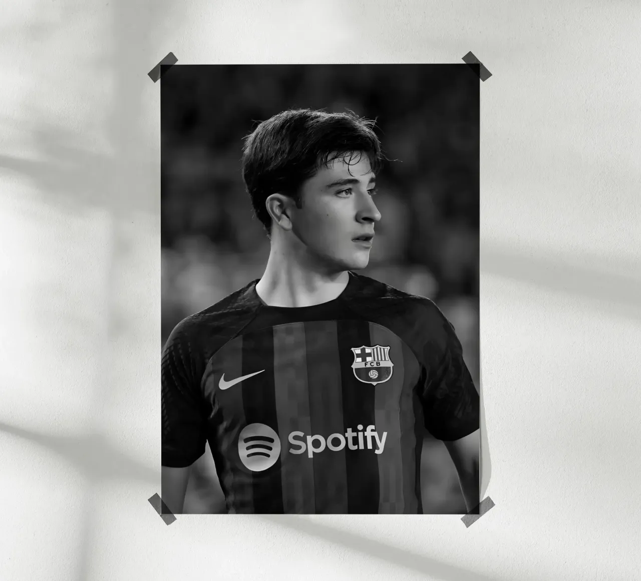 Pablo Torre poster da Black White Poster