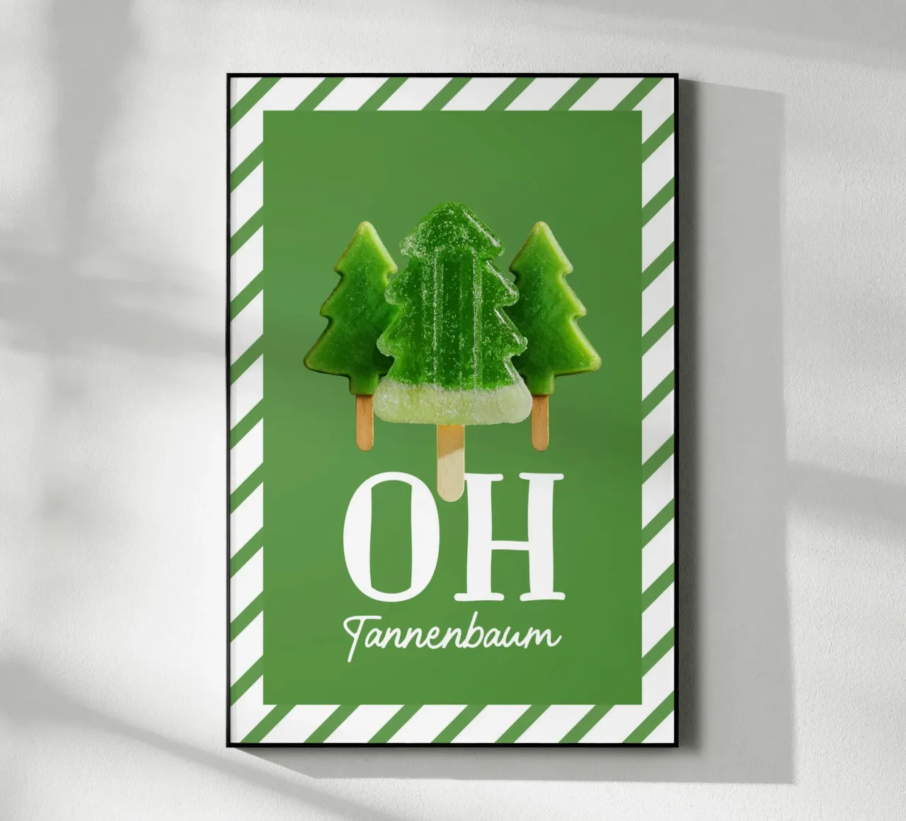 Oh Tannenbaum-Eis plexiglass da color&shape