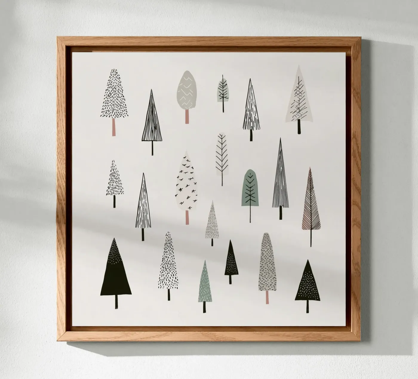Winter Baumlandschaft Alu-Dibond von color&shape
