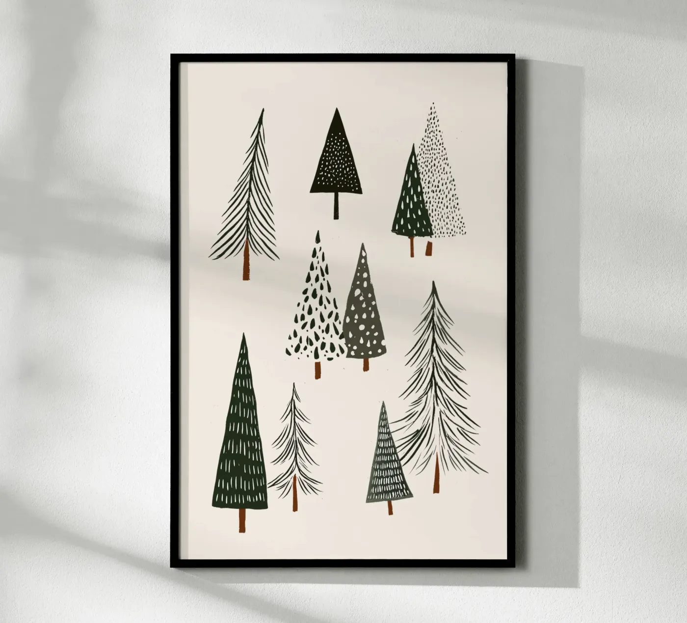 Dennen poster van color&shape